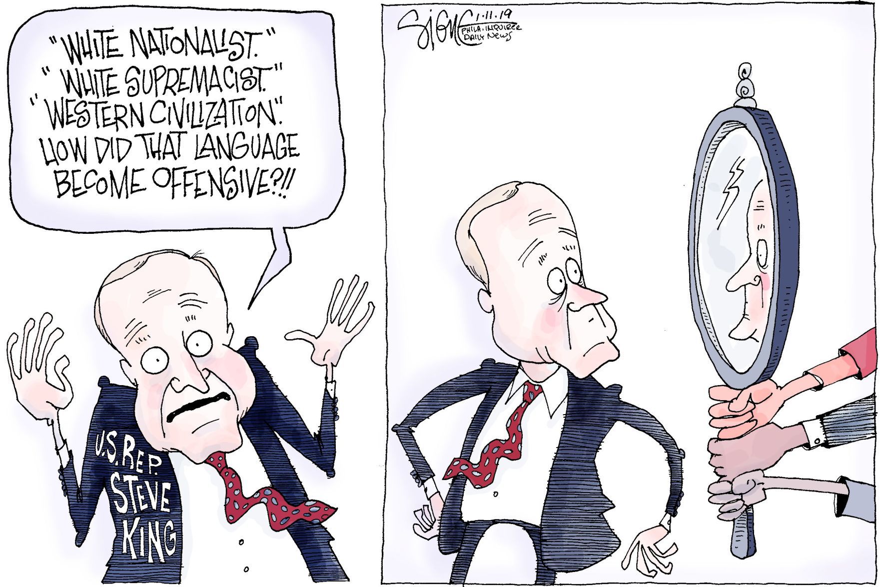 Signe Wilkinson editorial cartoon